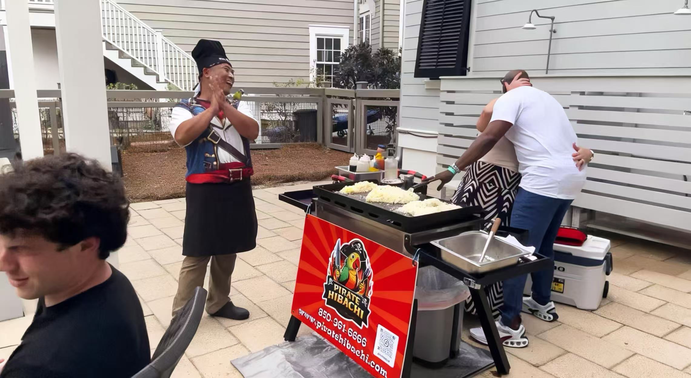 Pirate Hibachi at-home hibachi catering event 17 - Panama City Beach Destin 30A Florida