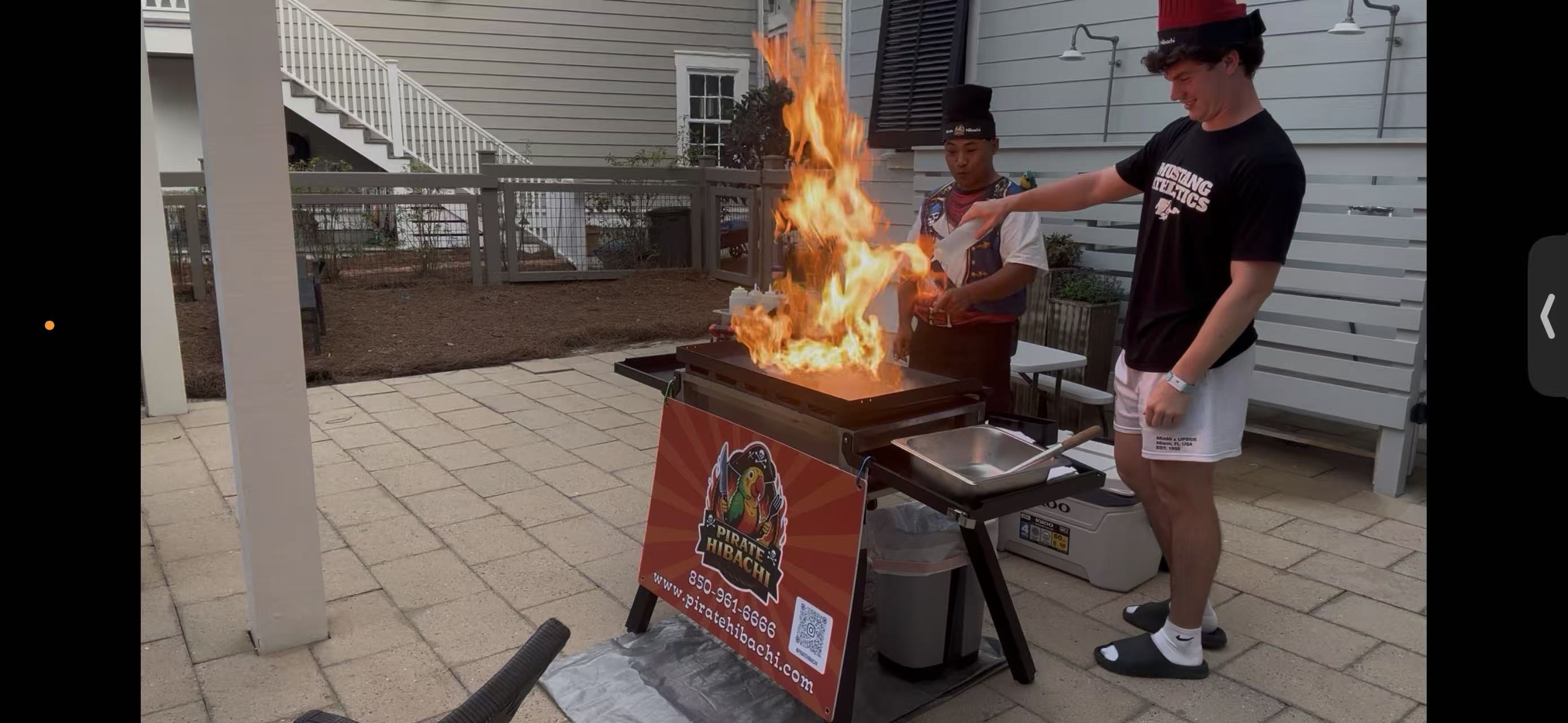 Pirate Hibachi at-home hibachi catering event 34 - Panama City Beach Destin 30A Florida