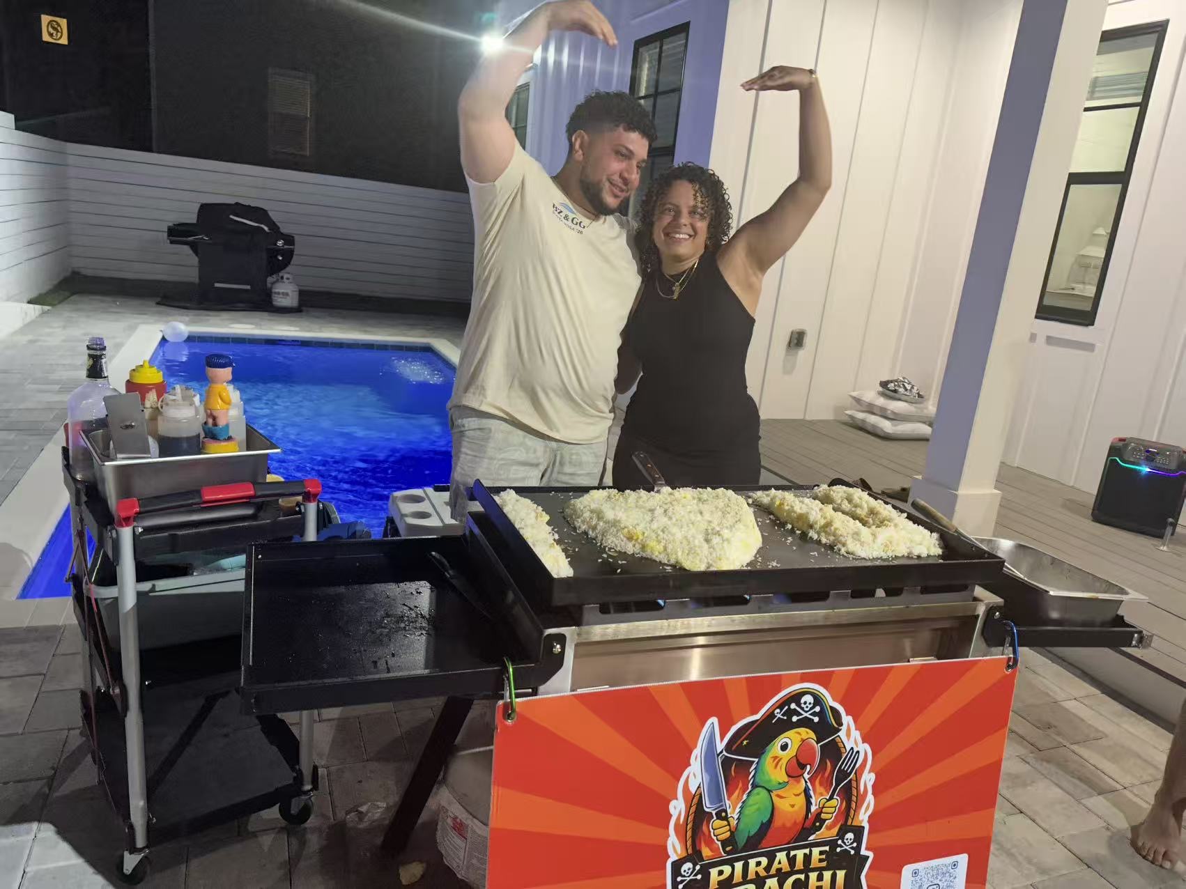 Pirate Hibachi at-home hibachi catering event 43 - Panama City Beach Destin 30A Florida