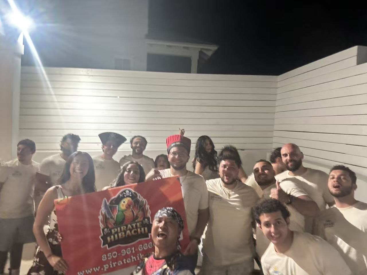 Pirate Hibachi at-home hibachi catering event 58 - Panama City Beach Destin 30A Florida