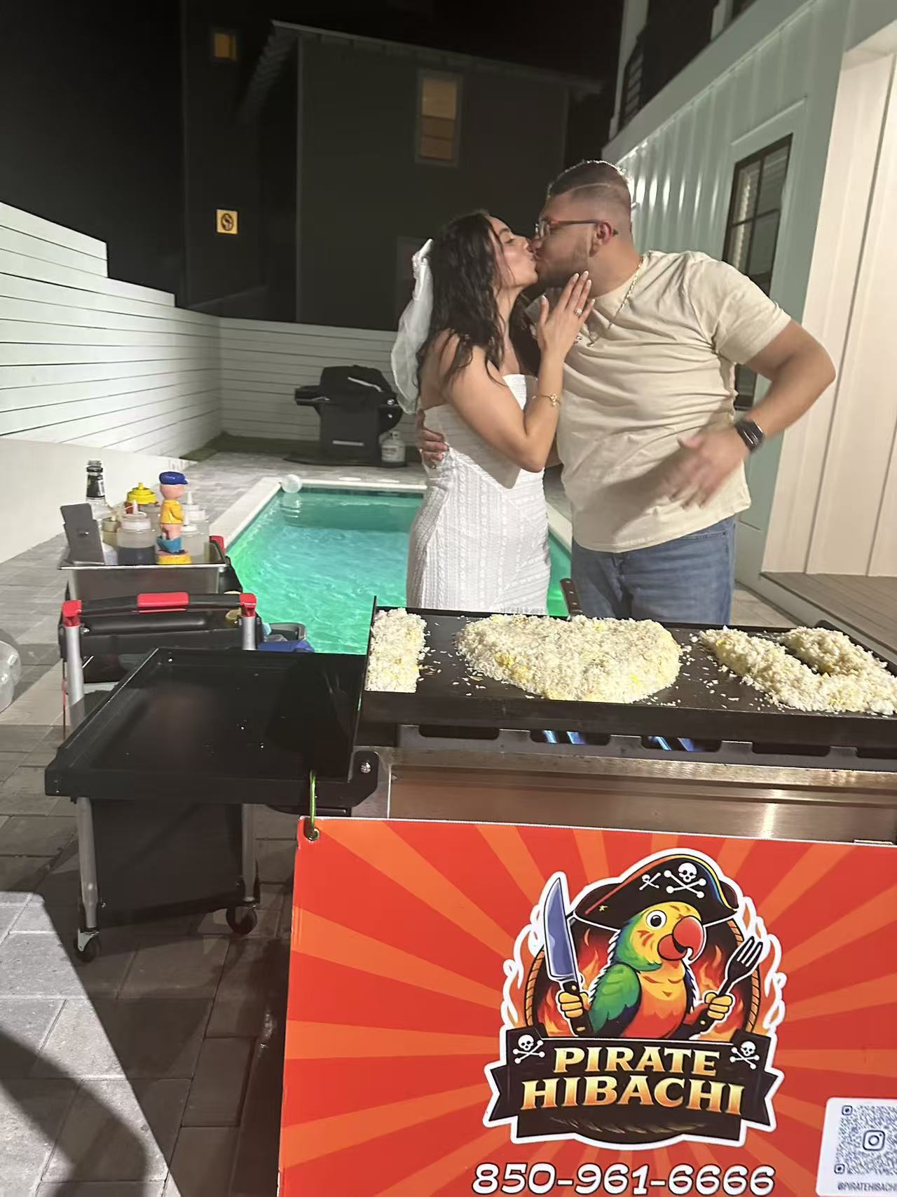 Pirate Hibachi at-home hibachi catering event 66 - Panama City Beach Destin 30A Florida