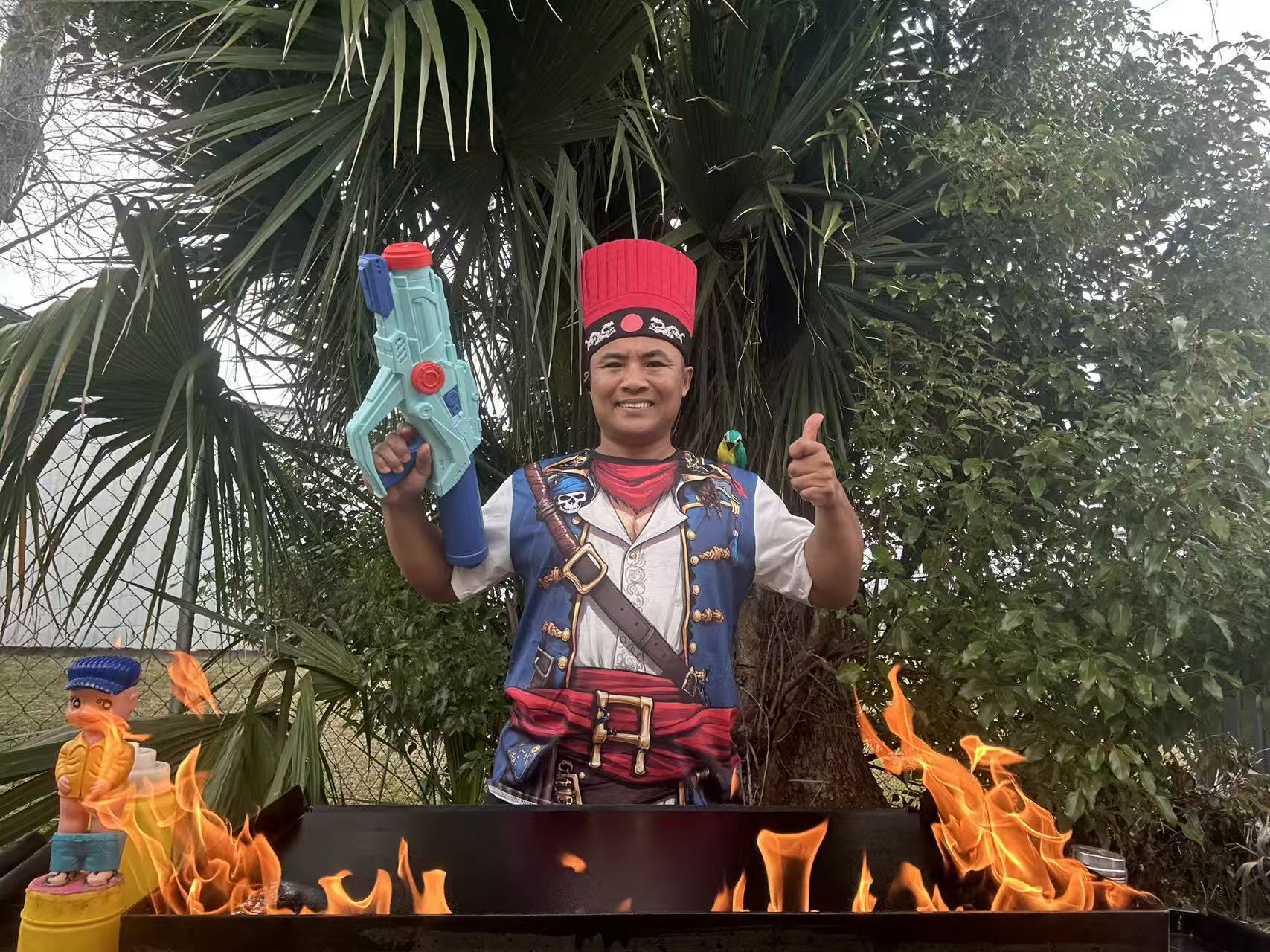 Pirate Hibachi at-home hibachi catering event 68 - Panama City Beach Destin 30A Florida