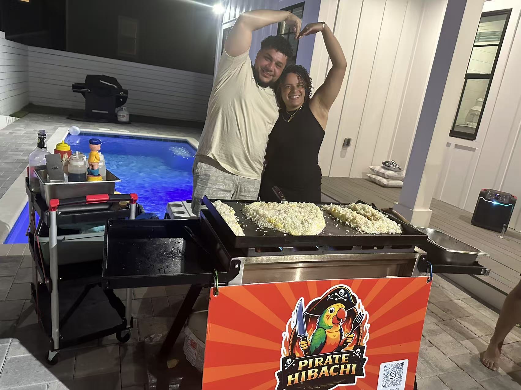 Pirate Hibachi at-home hibachi catering event 79 - Panama City Beach Destin 30A Florida