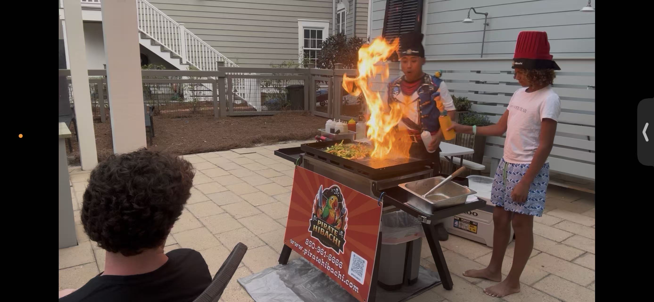 Pirate Hibachi at-home hibachi catering event 81 - Panama City Beach Destin 30A Florida