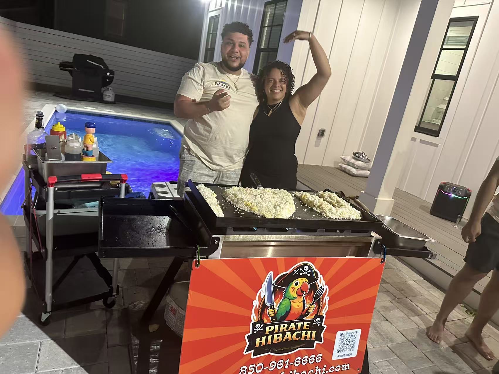 Pirate Hibachi at-home hibachi catering event 83 - Panama City Beach Destin 30A Florida
