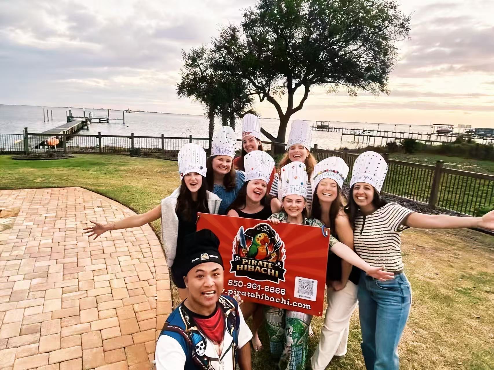 Vacation rental hibachi party Panama City Beach Florida